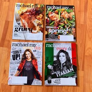 Bundle of‎ 4 Rachael Ray Every  Day Magaz